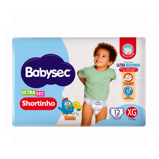 Fralda Babysec Ultra Shortinho Jumbinho XG 12 Unidades
