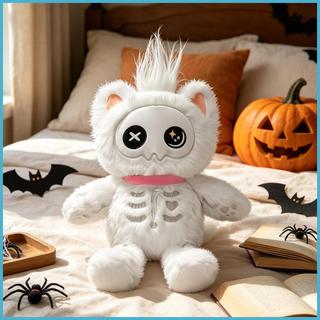 Halloween Gato De Pelúcia 15.7in Macio Bonito Esqueleto Brinquedos Festival Dos Desenhos Animados Animais Para Cama Sofá