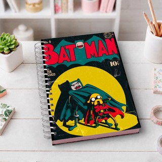 Caderno A5 Hora de Aventura | Capa Dura Premium | Wire-O | 80 Folhas | Ideal para Estudos