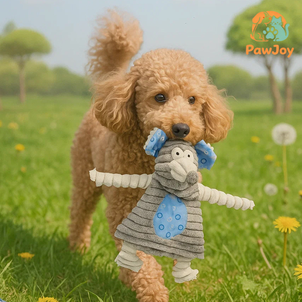 Brinquedo de pelúcia com textura crocante para animais de estimação, brinquedo para cães para aliviar o desconforto da d