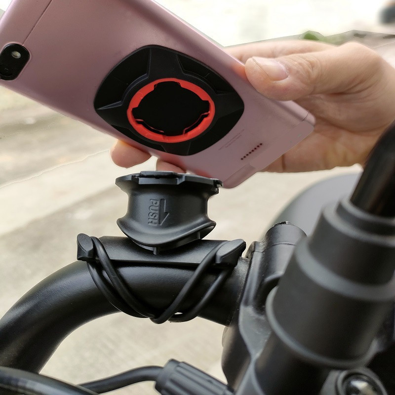 Suporte de Telefone para Motocicleta com Espelho V2/Modelo Profissional para Bicicleta/Adaptador de Cabeça Esférica de 1