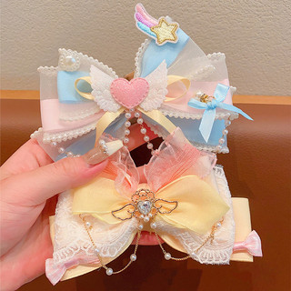 Crianças arco coração grampo de cabelo menina linda menina cocar dopamina vestir-se princesa Lolita acessórios para o ca