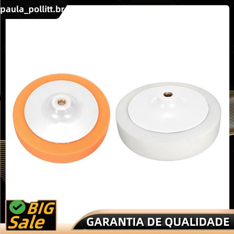 2pcs 7 Polegadas 180mm Almofada De Polimento De Carro Esfregão Esponja Macia Com Rosca M14