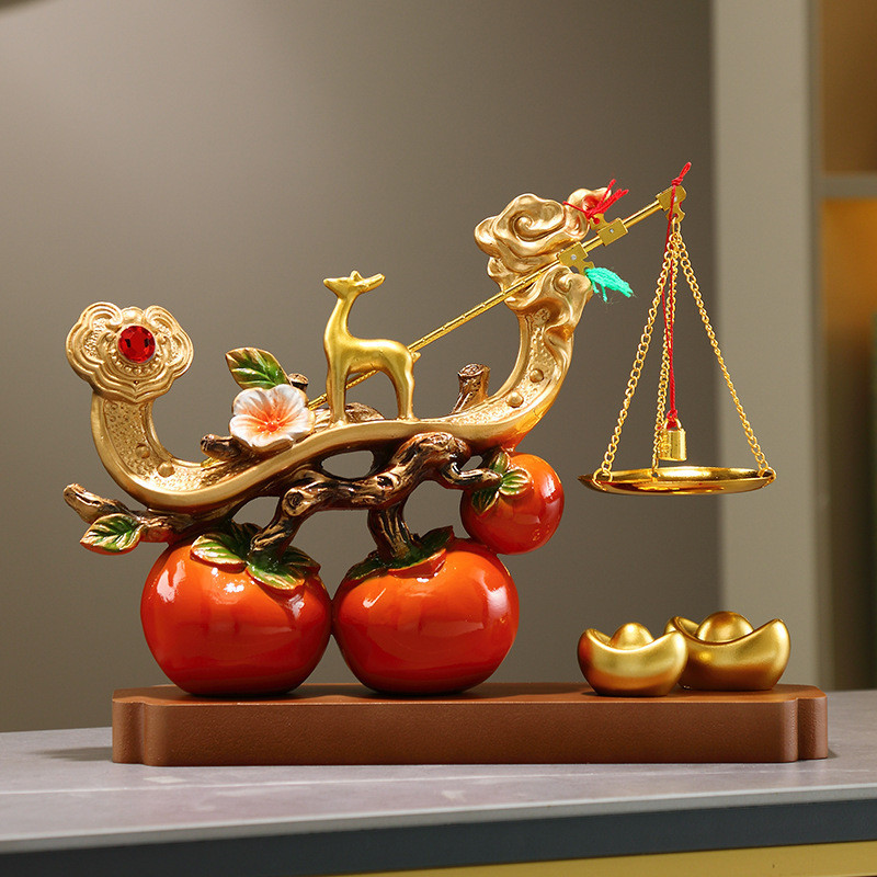 Yilu tem você caqui caqui famoso Ruyi ornamentos novo estilo chinês Housewarming nova casa abertura presentes de casamen