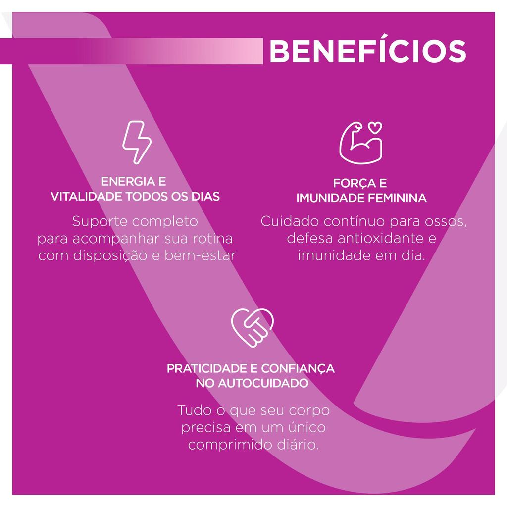 Multivitamínico A-Z Mulher Vitasay 30 Comprimidos · foto 2