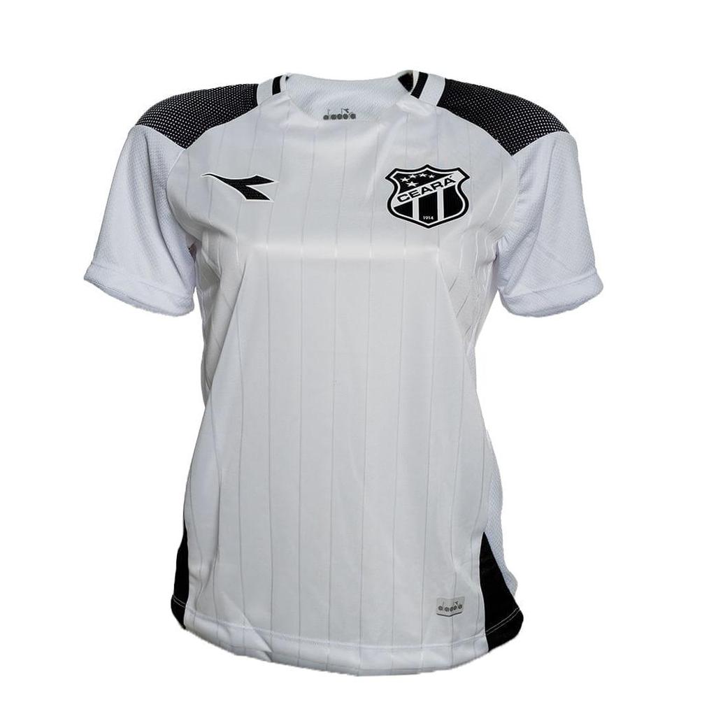 Imagem Camisa Diadora Ceará Sporting Club Jogo 2 Branco Feminino