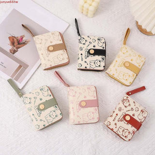 JUNYUE Carteira Fofa Para Meninas De Gato , Bolsa De Dinheiro Curta Portátil À Prova D'água Estudantes , Carteiras Com Z