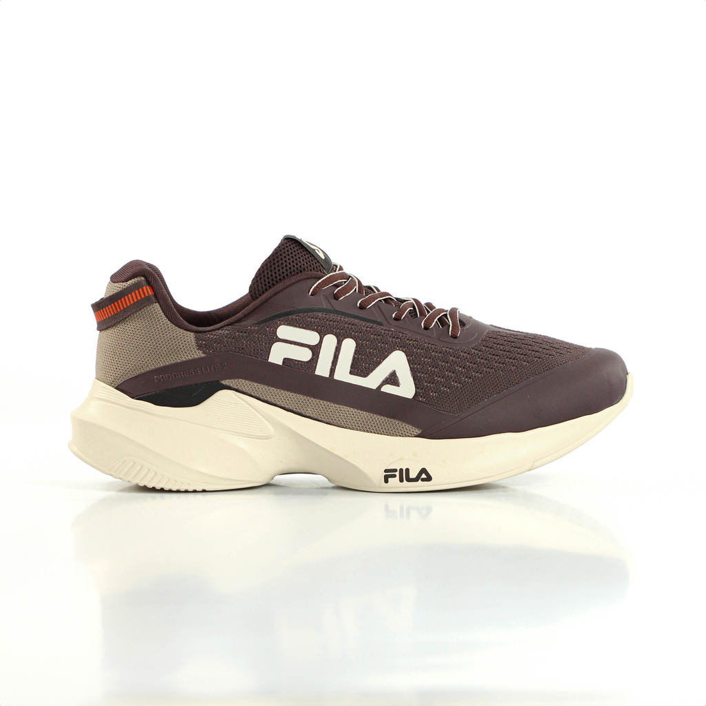 Tênis Fila Progress Lite 2 Marrom e Bege - Masculino