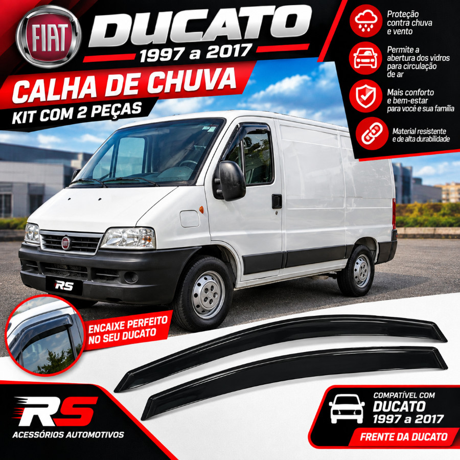 Calha De Chuva Fiat Ducato 1997 A 2017 2 Portas