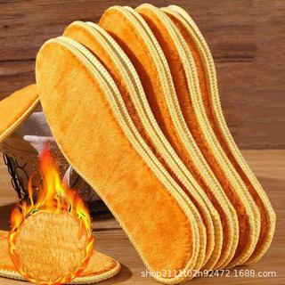 Calçado de inverno quente, com palmilhas de algodão grossas e forradas, antiodor, absorvente de suor, respirável, resist