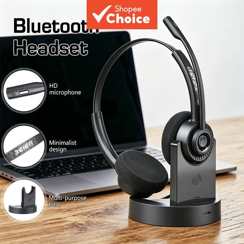 Fones de ouvido Bluetooth sem fio Beien BT108D com Bluetooth 6.0, cancelamento d