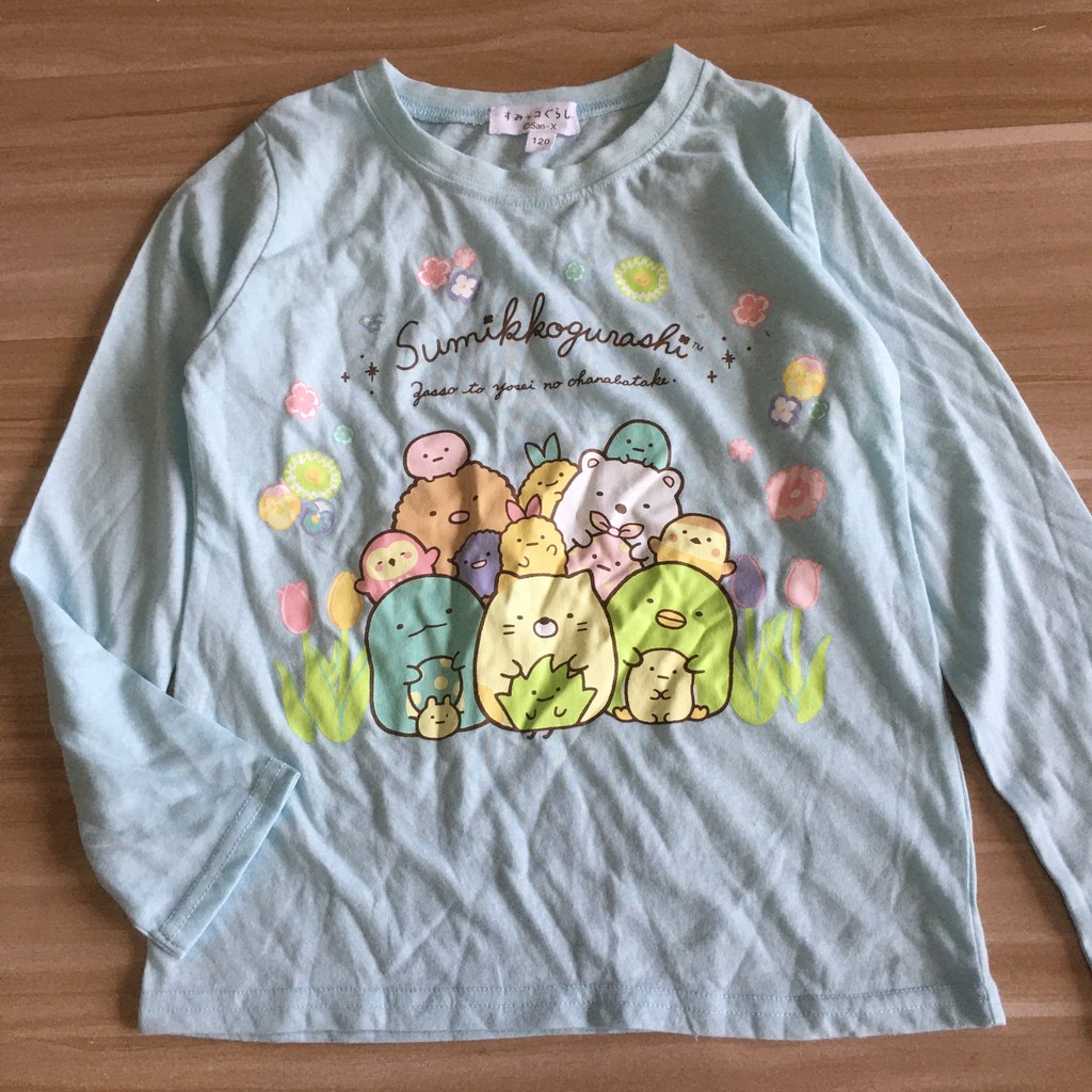 Exportação de comércio exterior roupas infantis ordem japonesa meninas outono dos desenhos animados fino manga comprida 