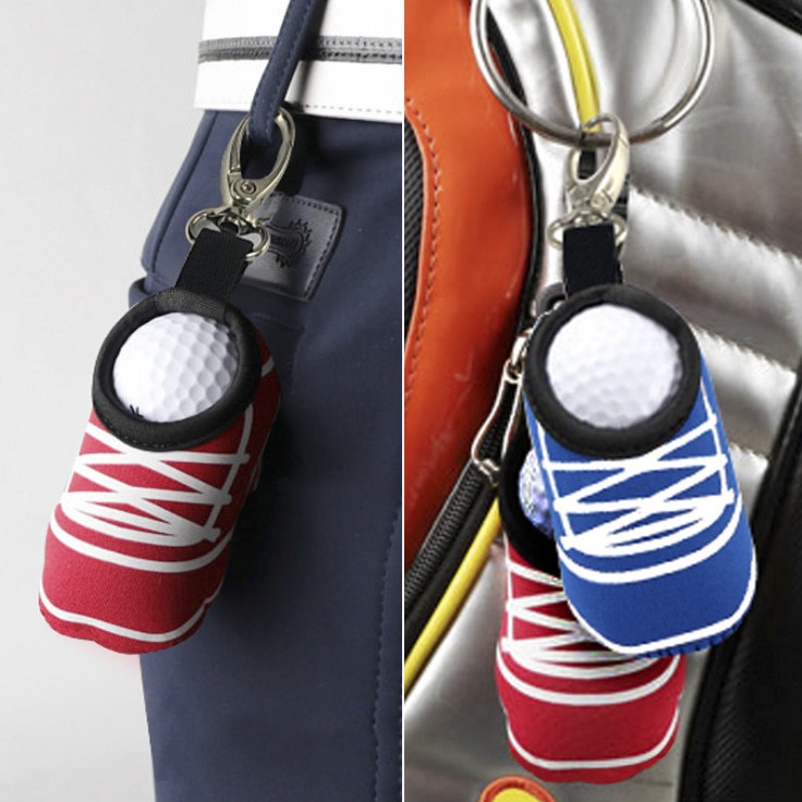 Versão coreana Mini sapatos pequenos golfe pequena cintura embalagem bola pequena bola saco acessório 2 peças conjunto a