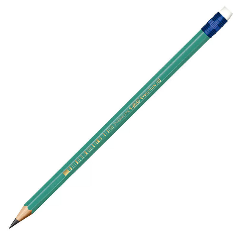 Lápis preto nr2 Evolution com borracha com 4 unidades Bic · foto 2