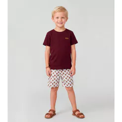 Conjunto Infantil Menino Básico Select Vermelho