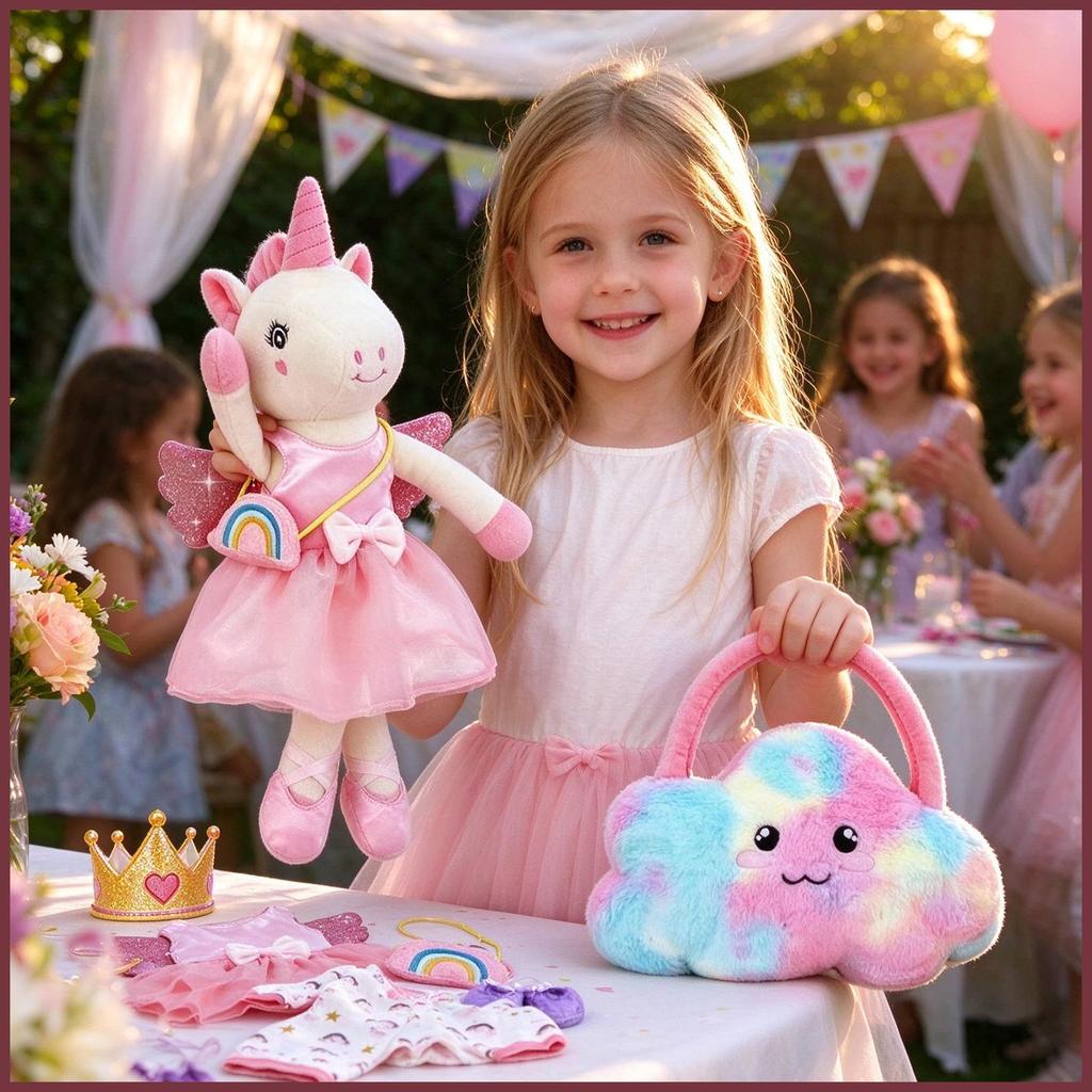 Brinquedos De Pelúcia Para Meninas Bailarina Dos Desenhos Animados Macio Decorações Crianças Brinquedo Meninos Criança F