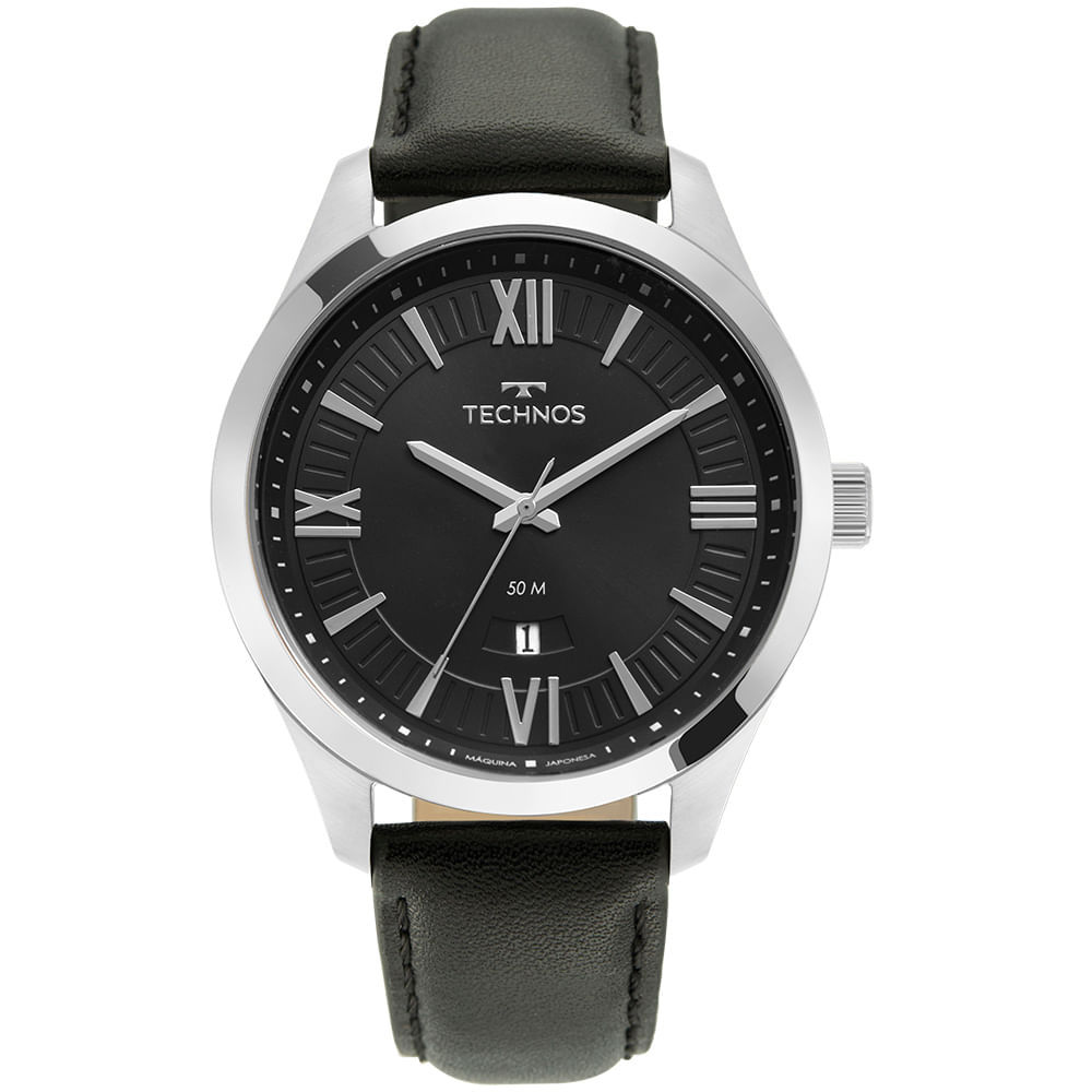 Relógio Technos Masculino Steel Prata - 2115MZPS/0P