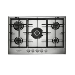 Cooktop 5 Bocas Brastemp Gourmand cor Inox com Duplachama e Trempe com Ferro Fundido - BDK75DR