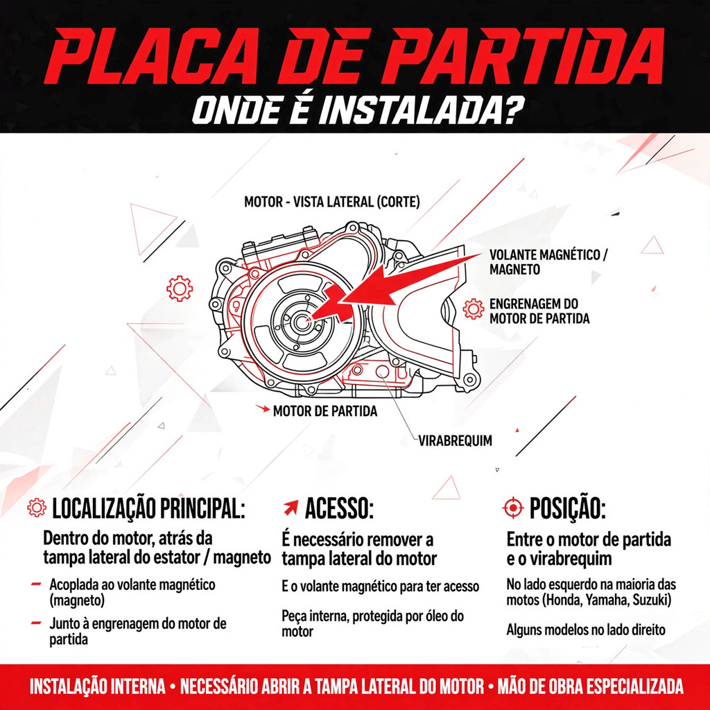 Placa Partida Yamaha Ybr 2000 Até 2005 Xtz 2003 Até 2005 — imagem 2 de 2