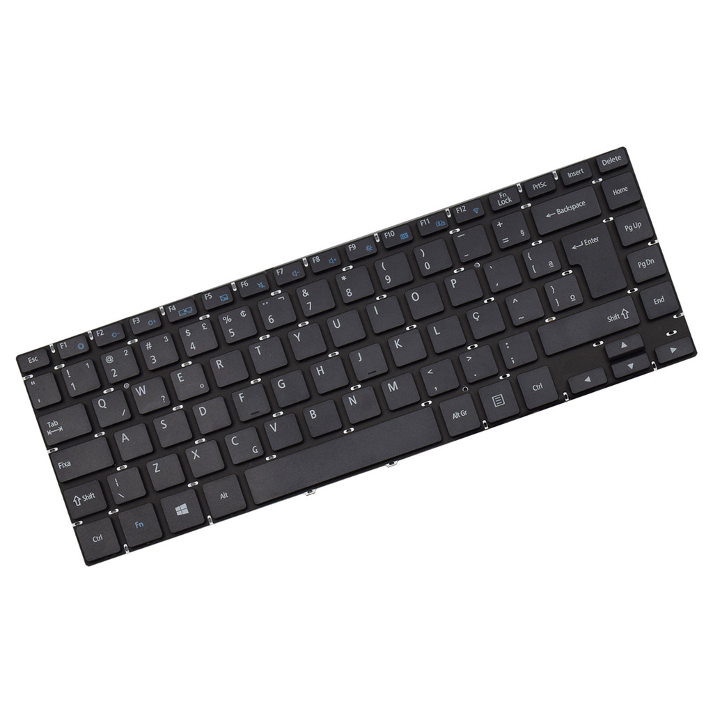 Teclado para Notebook compatível com Samsung Ativ Book NP370E4K NP370E4K-KD3BR NP370E4J-BT1BR ABNT2 — imagem 2 de 2