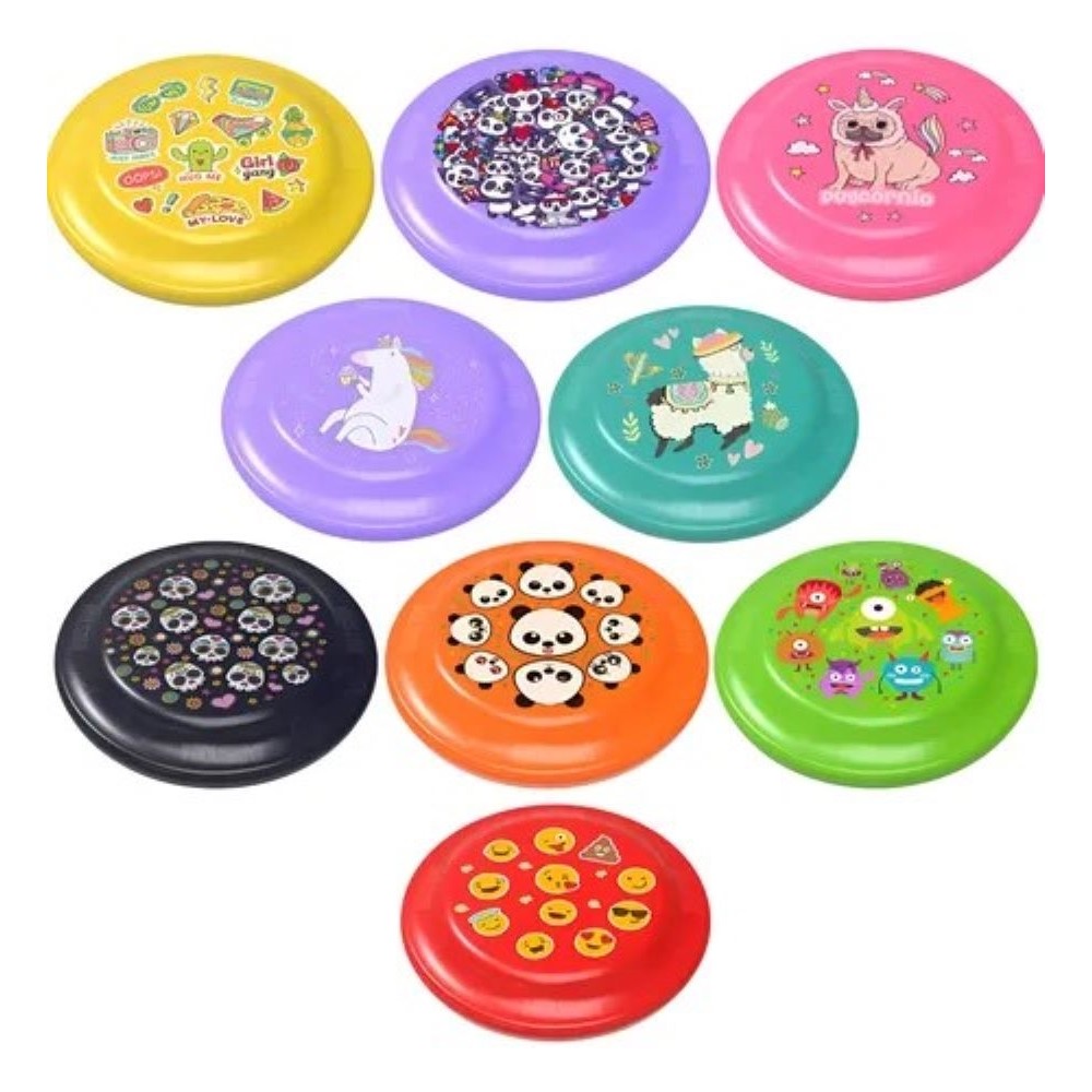 10 Frisbee Disco Arremesso Brincadeira Divertida Ar Livre