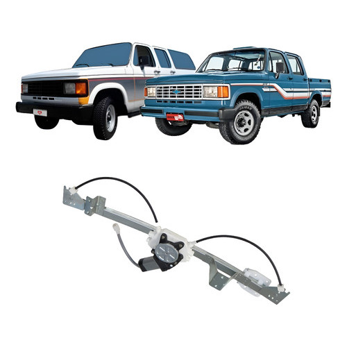 Máquina Vidro Elétrico Dnt C/motor A-20 4ptas 91/96 La-esq