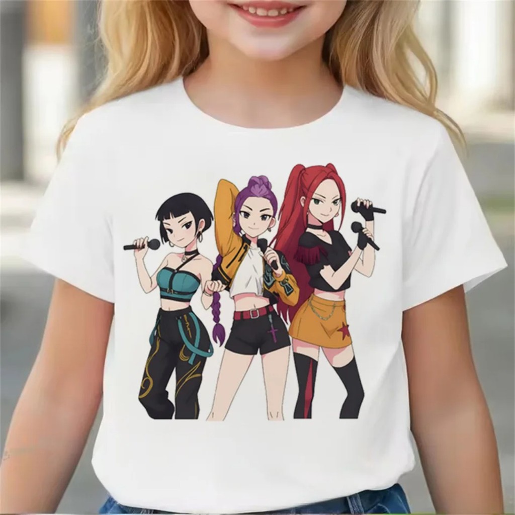 Camiseta Kpop demônios caçadores tigre Huntrx Camisa P ao G3 Blusa Algodão Premium Envio Imediato