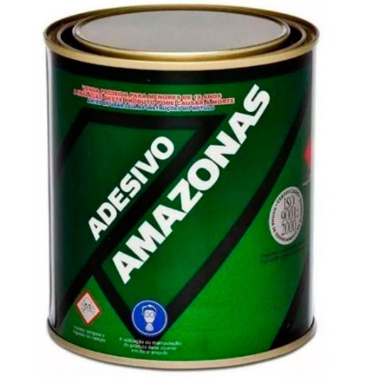 Cola de Contato  Amazonas AM 02 - Embalagem Litro 0,750gr em Oferta na Shopee