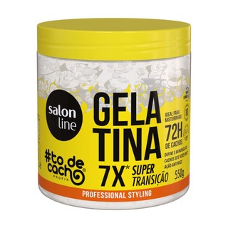 Gelatina #todecacho Super Transição Capilar Salon Line 550g