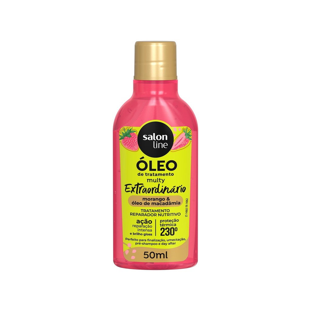 Óleo de Tratamento Morango Cachos dos Sonhos Multy Extraordinário 50ml em Oferta na Shopee