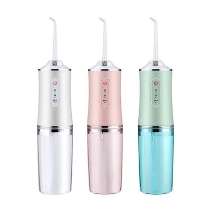 Irrigador Dental Oral Portátil Recarregável USB 220ml Promoção Limpeza Bocal Jato Forte