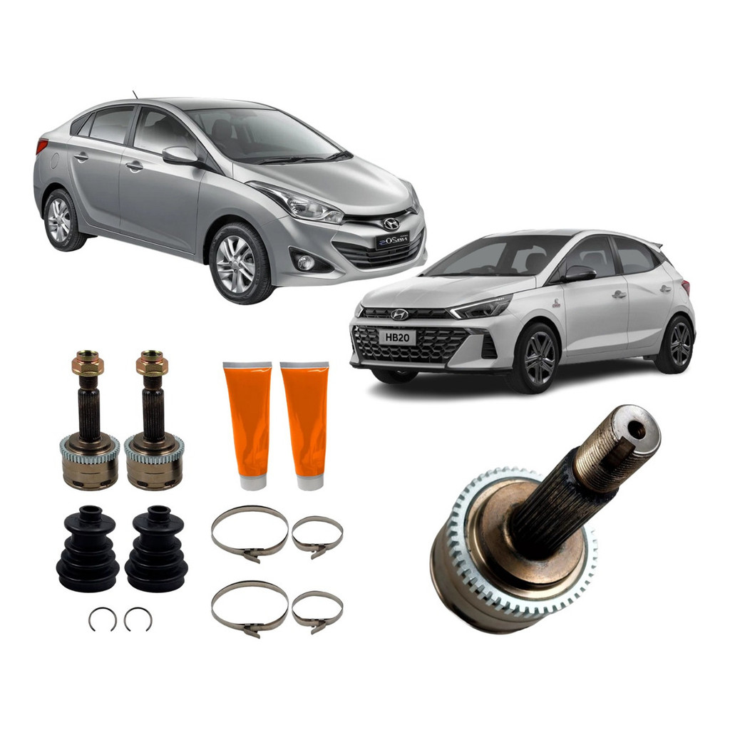 Par Junta Homocinetica Hyundai Hb20 2015 2016 2017 2018 2019 25x20 HB20S ABS