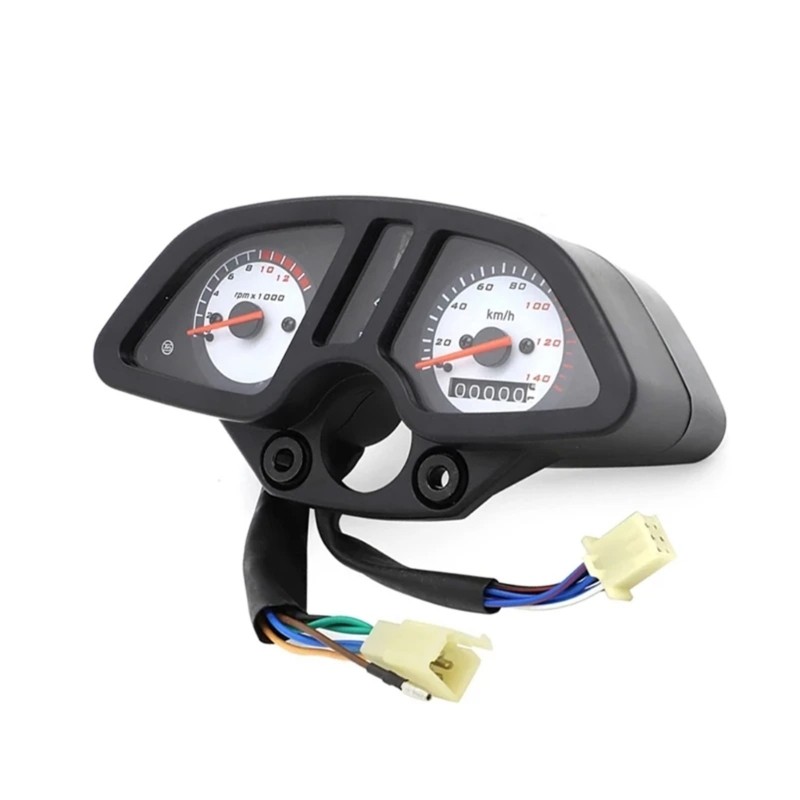 LZ QM200GY Conjunto Instrumentos Motocicleta À Prova Choque D Medidor Velocímetro Monitoramento R