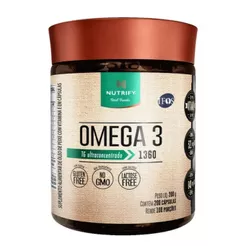 Ômega 3 - 200 Cápsulas - Nutrify