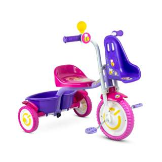 Triciclo Infantil Honey Bee +18 meses c/ Limitador de Giro do Guidão Nathor - 100510160016 em Oferta na Shopee