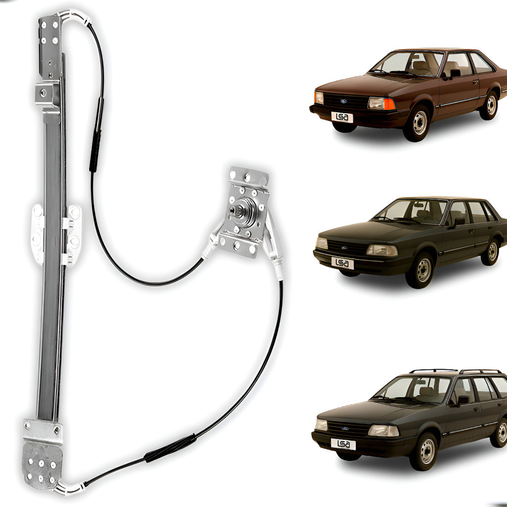 Elevador de Vidro Manual Porta Dianteira Esquerda Ford Corcel II 1982-1986 2 Portas Alta Qualidade Elevação Suave em Oferta na Shopee