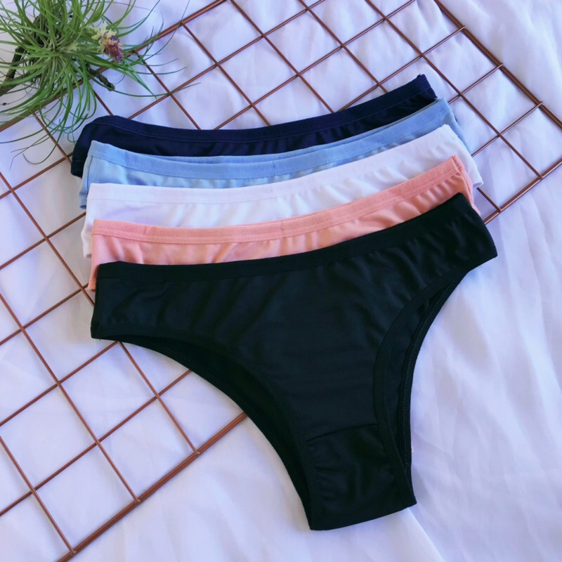 Kit Calcinhas Tanga Feminina Microfibra Conforto Básica Dia a Dia com Forro de Algodão em Oferta na Shopee