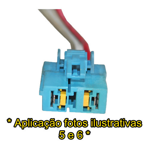 Plug Chicote Azul Da Caixa Fusíveis Fiat Doblô Motor Gm 1.8 8v Flex 51826462 (para emenda)