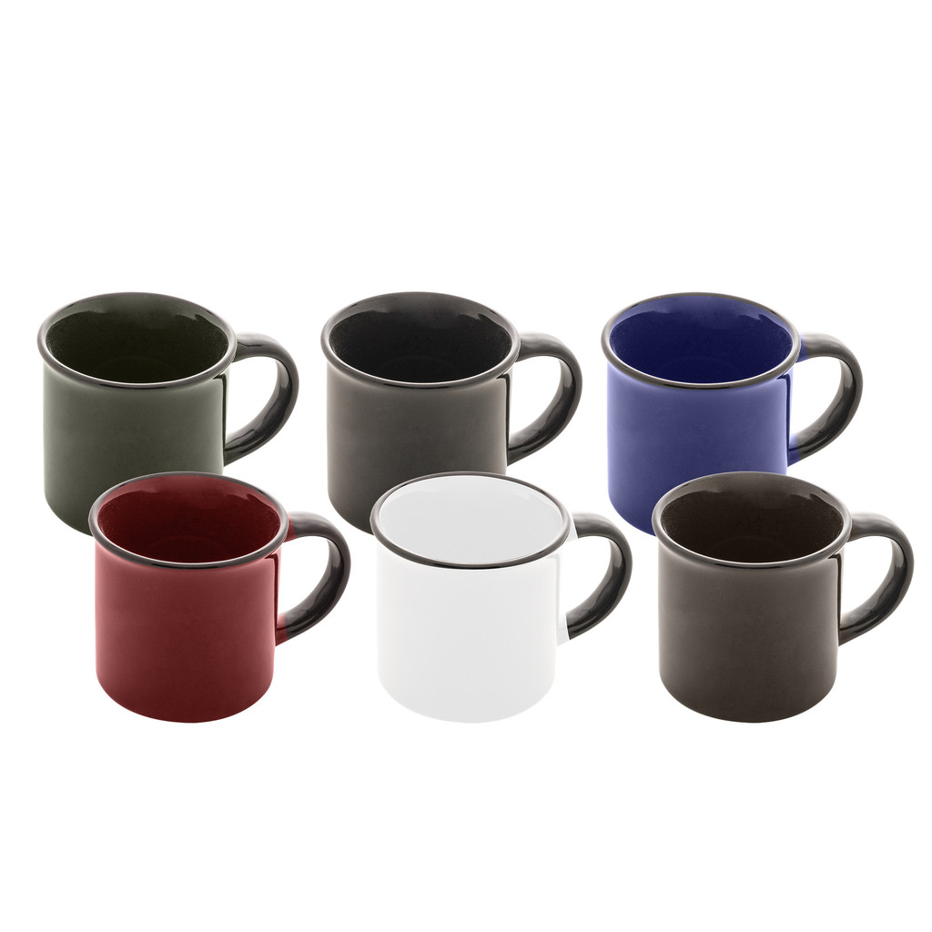 Caneca Café 1 Unidade de Cerâmica Ágata Sortida 180ml - Lyor
