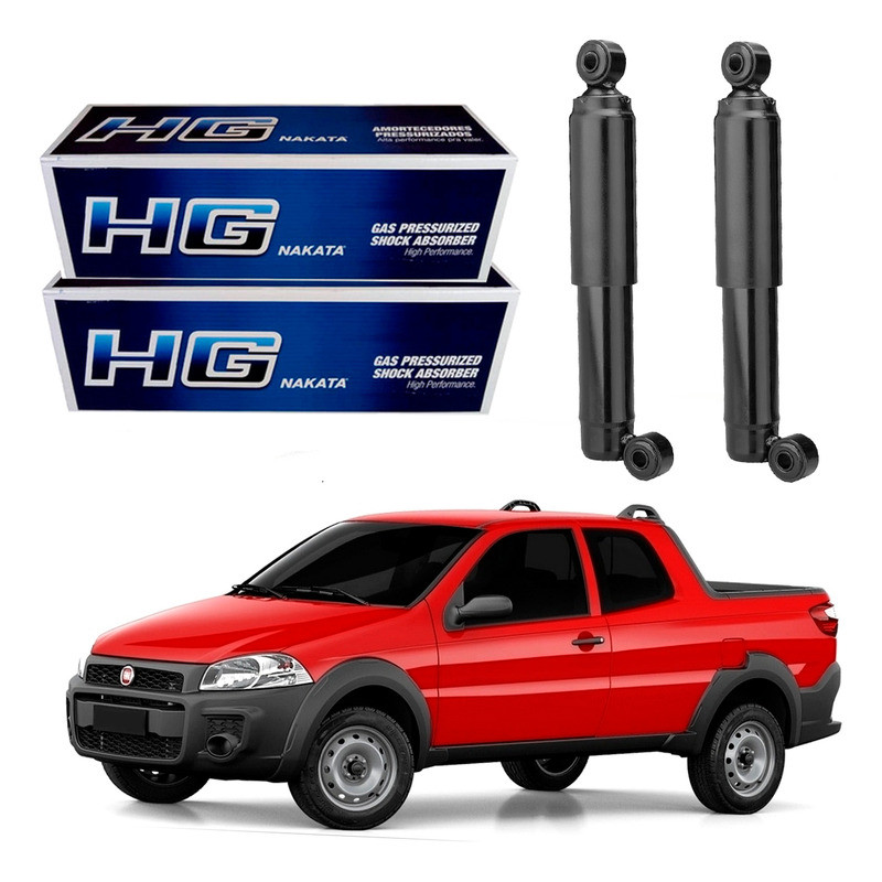 Par Amortecedor Traseiro Strada 1.4 2010 A 2020 em Oferta na Shopee