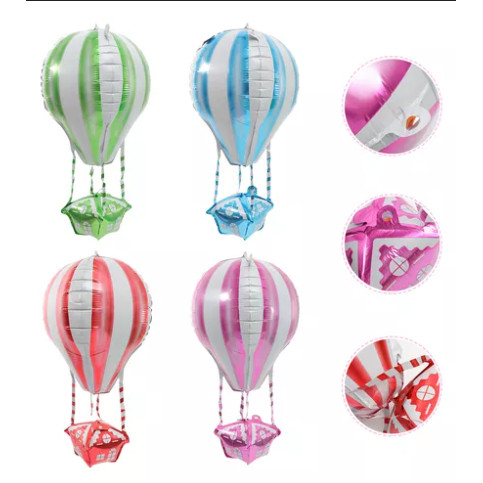 Balão Baloeiro Metalizado 86x27cm para Festas Juninas