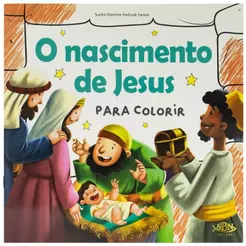 Livro de Colorir | Contos Bíblicos Para Colorir | O Nascimento de Jesus