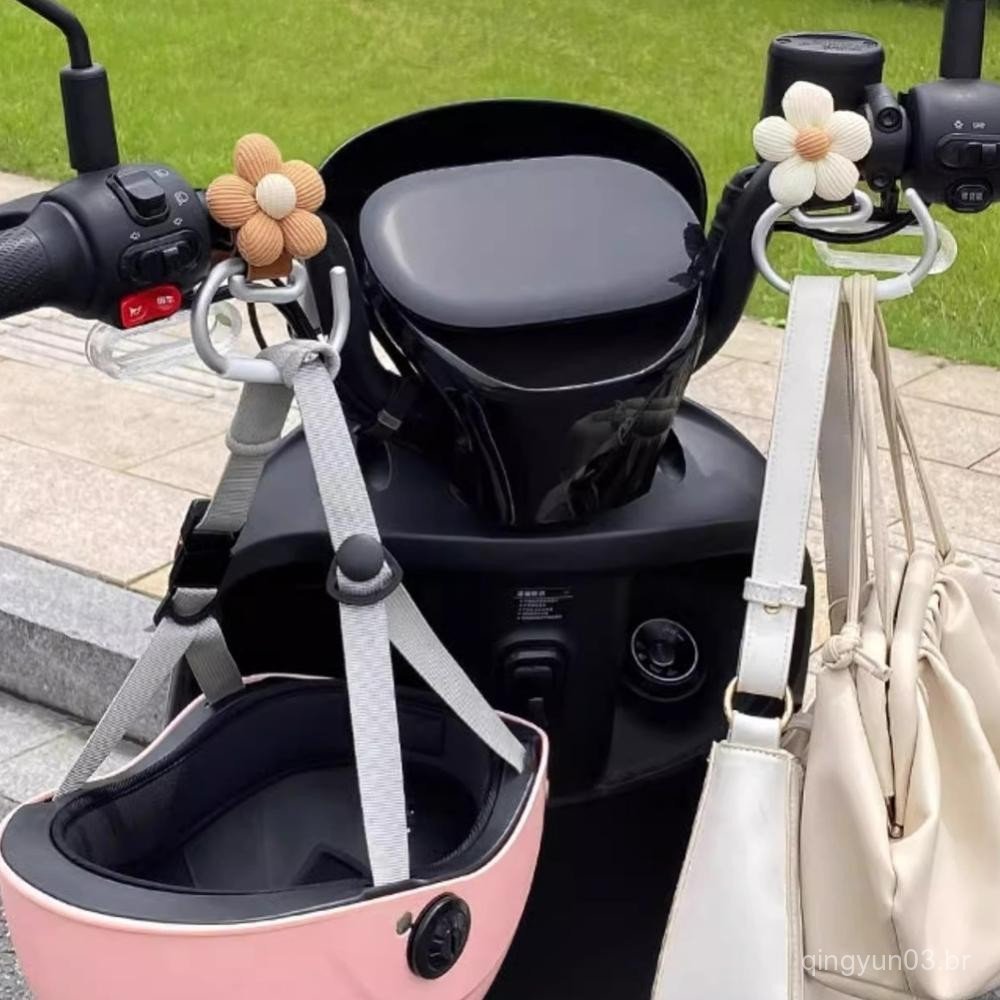 FOREVERGO Liga De Alumínio Motocicleta Bicicleta Elétrica Barra Mão Gancho Capacete Armazenamento Bagagem Saco Cabide Ti — imagem 2 de 2