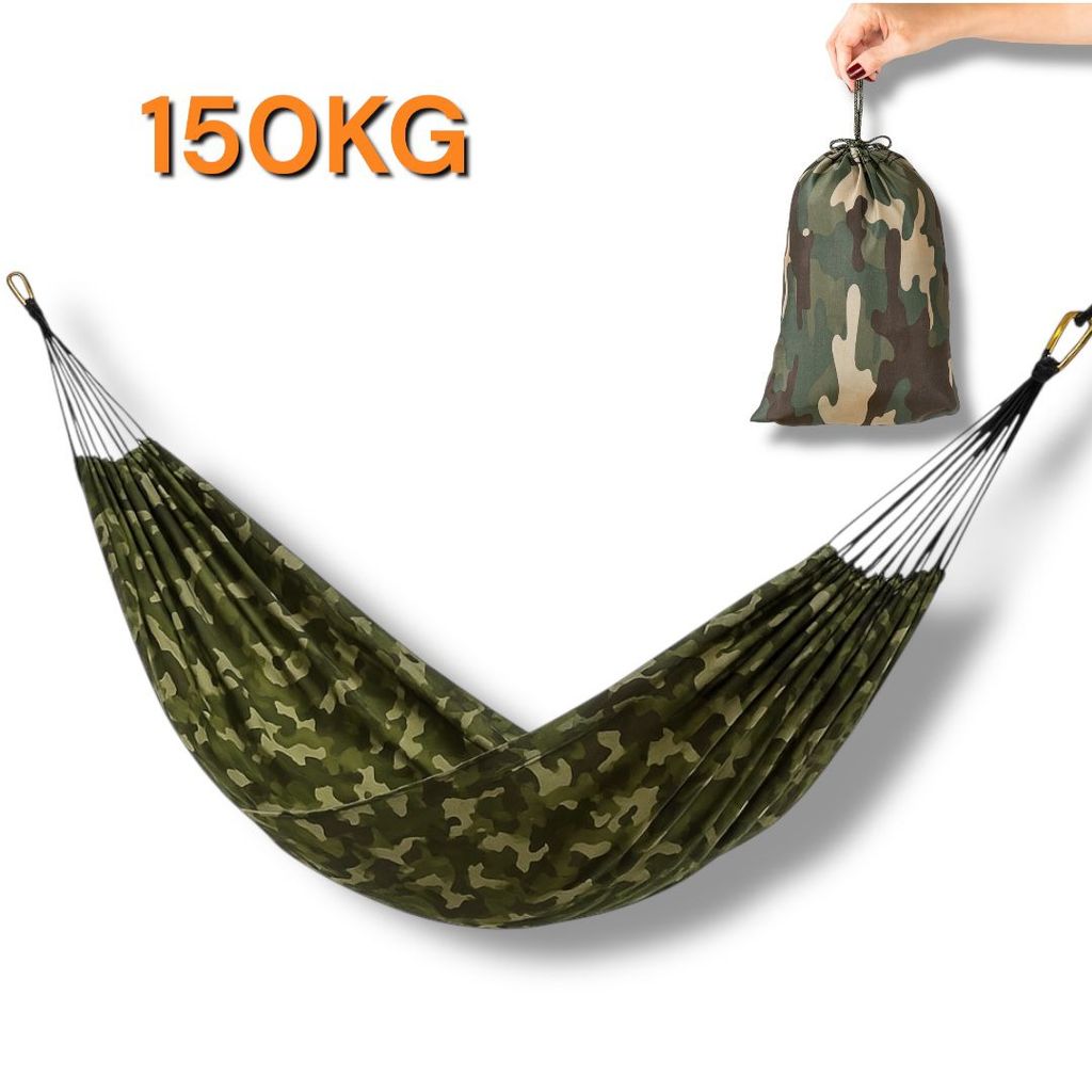 Rede De Descanso Pesca dormir Camuflada Resistente para trilhas Pescaria Acampar camping 150kg em Oferta na Shopee