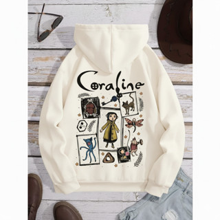 Moletom Unissex Coraline Desenho Filme Blusa Feminina Casaco Qualidade Premium em Oferta na Shopee