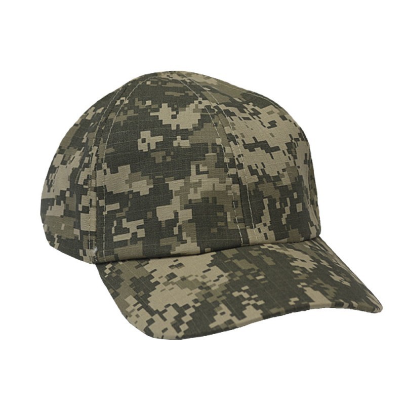 Boné Militar Rip Stop Liso | Camuflado Digital Areia