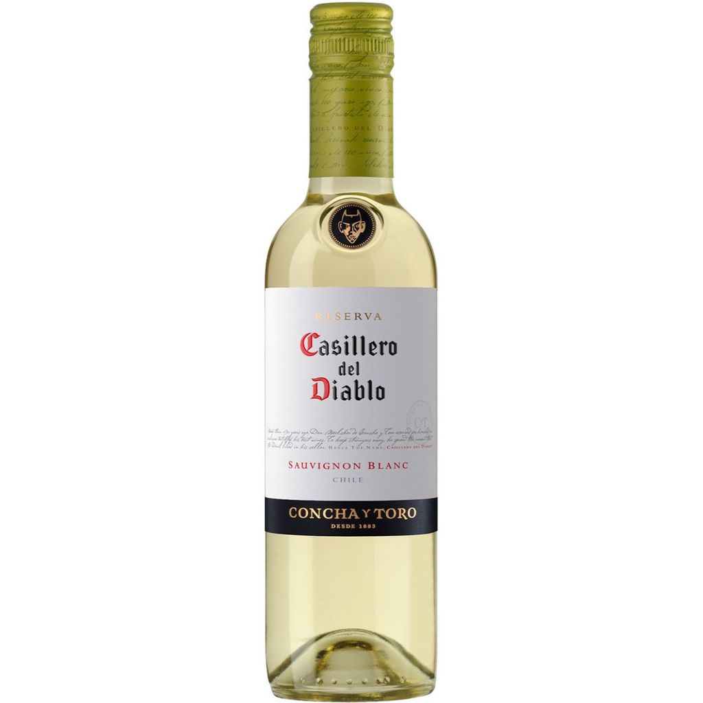 Vinho Chileno Branco Seco Casillero Del Diablo Sauvignon Blanc 375ml