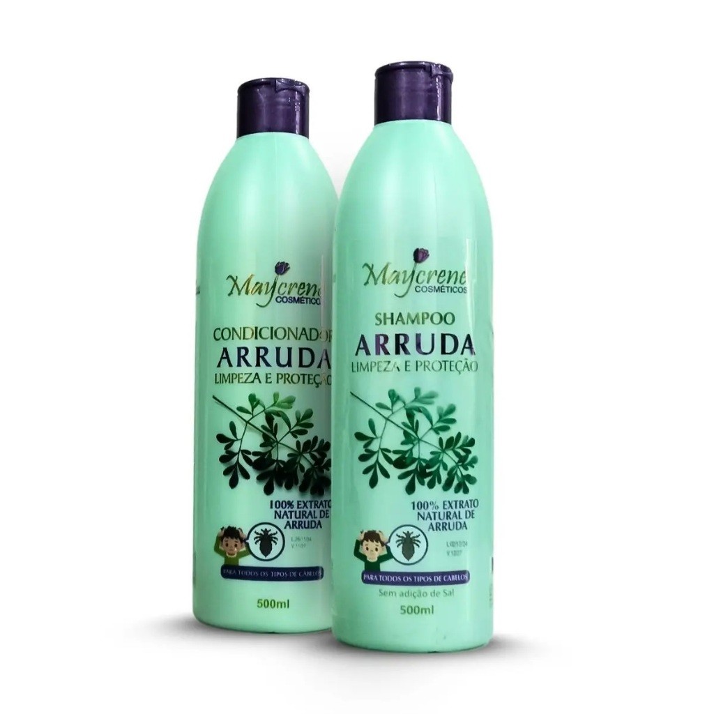 Kit Shampoo + Condicionador + Pente Fino Anti-piolhos Lêndea