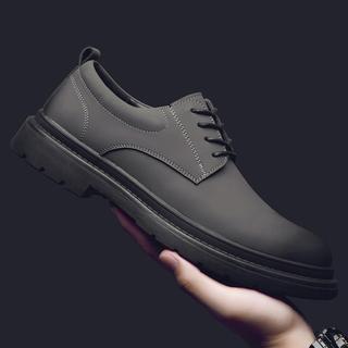 2025 outono inverno novo estilo Martin botas masculinas estilo britânico sapatos de couro de cano médio sapatos masculin