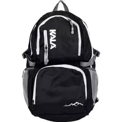 Mochila Nylon Dobrável 30 Litros Preta Alça Reforçada Kala